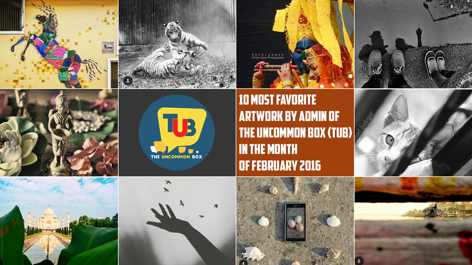 10 Most Favorite Artwork by Admin of ‘The Uncommon Box’ in the month of February 2016