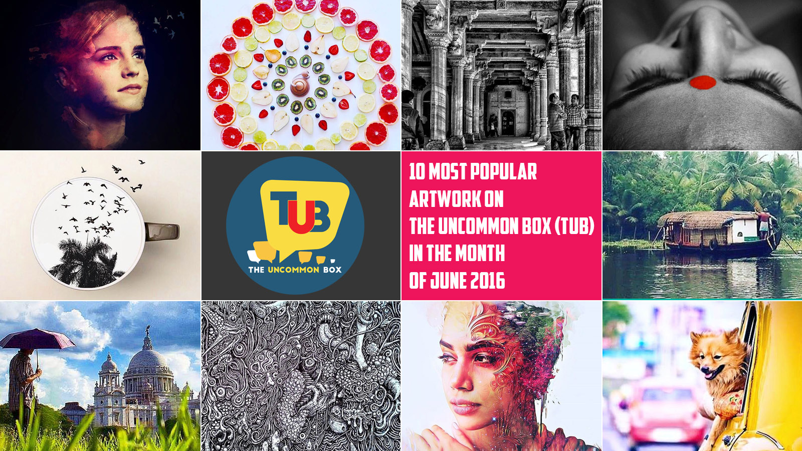 10 Most Popular Artwork on ‘The Uncommon Box (TUB)’ in the Month of June’16