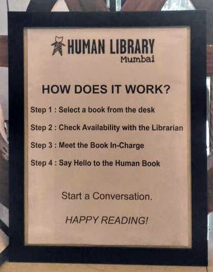 The Human Library Mumbai – Where books talk