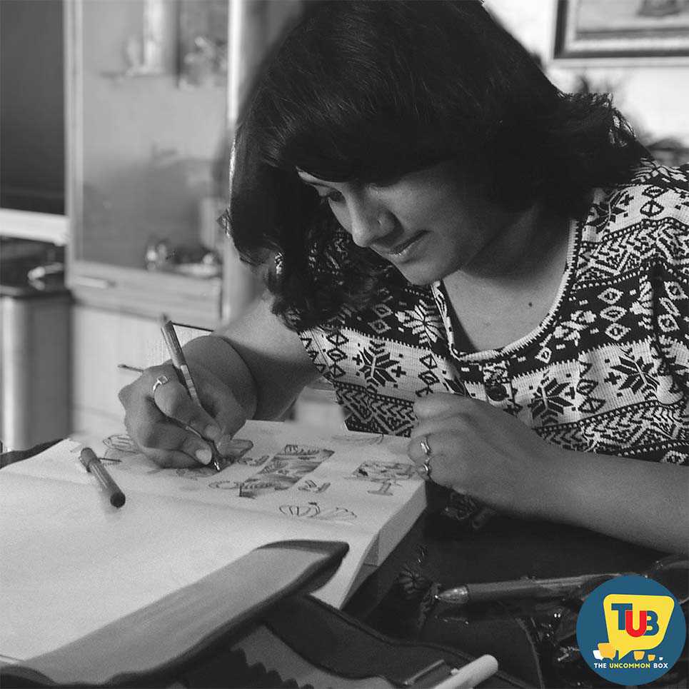 Learning Alphabets, The 90’s Way With Artist Suhasini