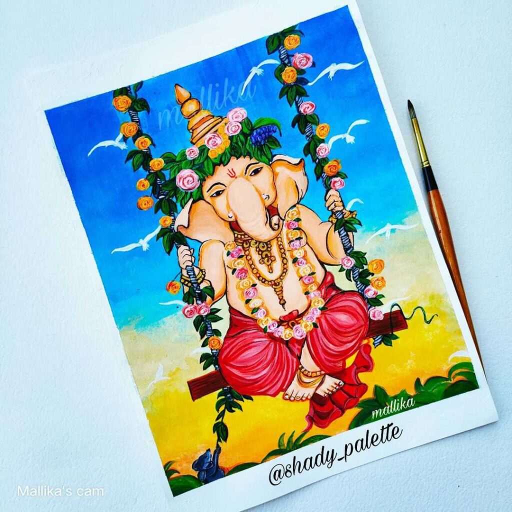 Easy Lord Ganesha Drawing | Easy Ganesh / Ganpati Drawing | Easy Ganesh  Chaturthi Special Drawing - YouTube